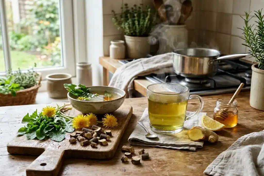 Dandelion Tea Recipe: A Simple Tonic for Natural Detox image 1200x800 1778155265604