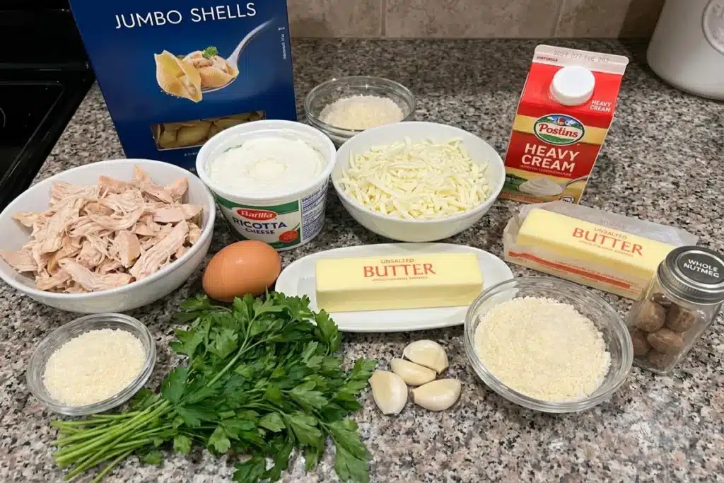 Garlic Butter Chicken Alfredo Stuffed Shells: The Ultimate Comfort Mashup image 1200x800 1778459292231