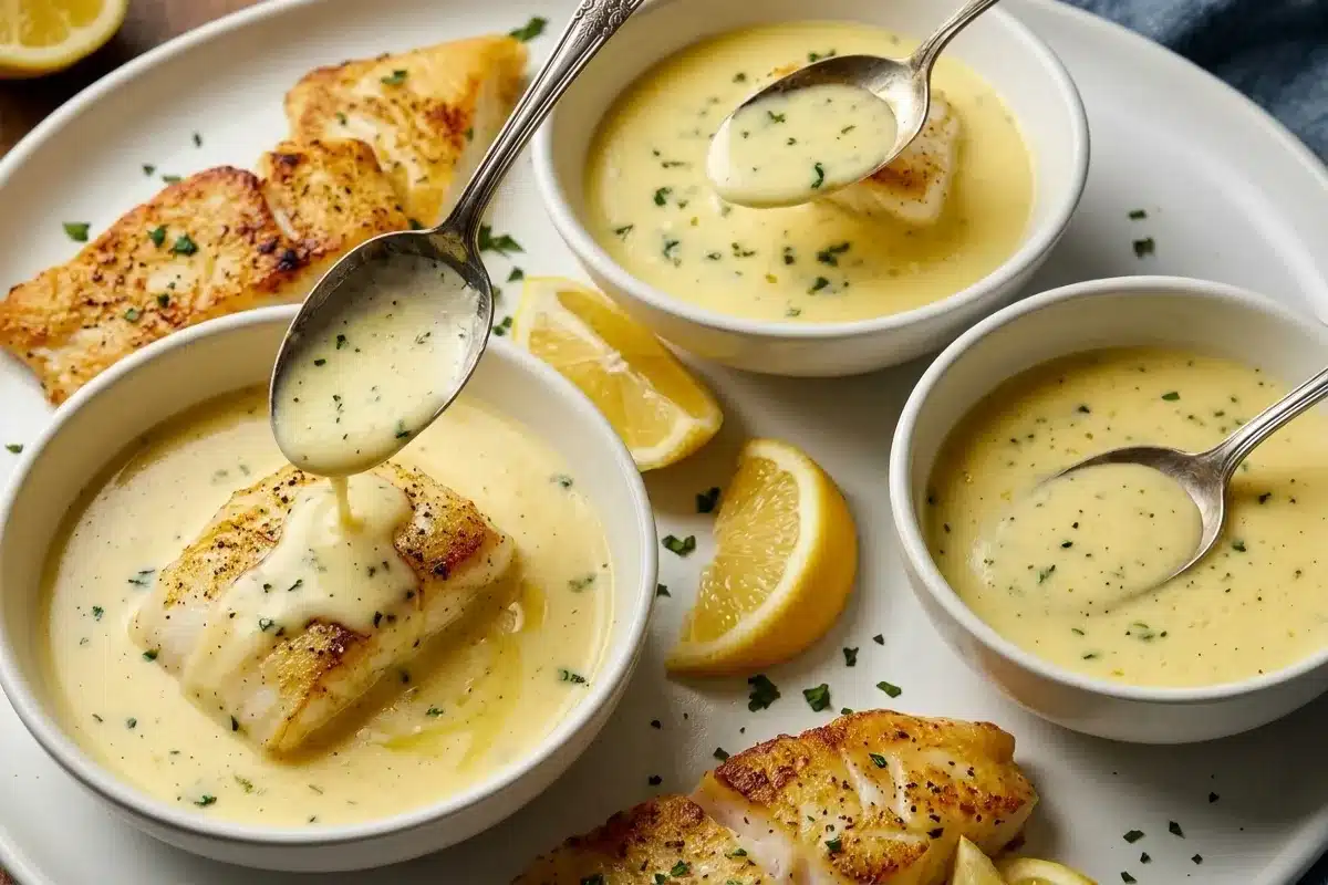 MINI-Sauce Beurre Citron pour Poisson : L'Élégance en 5 Minutes
