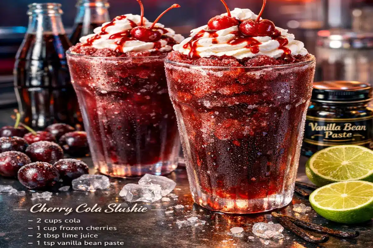 Frozen Cherry Vanilla Cola (for two)