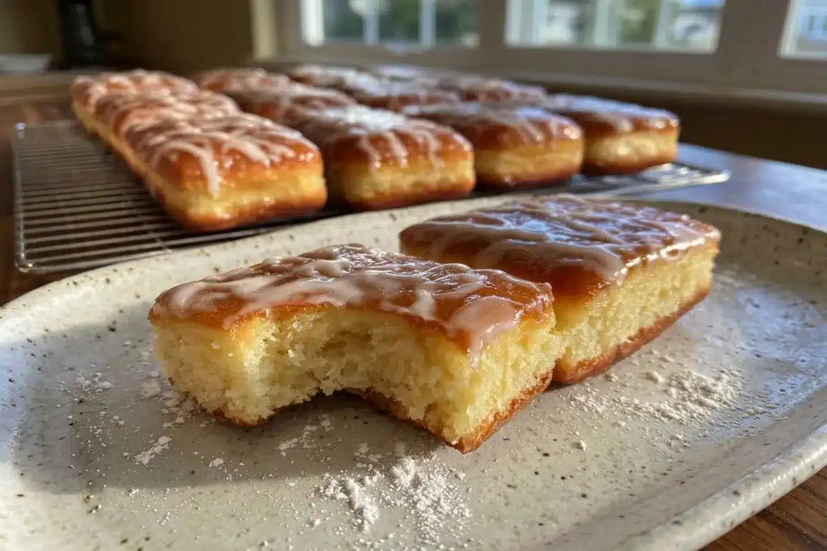 Maple Donut Bar Recipe • Old Fashioned Baked Doughnuts Easy Baking Guide