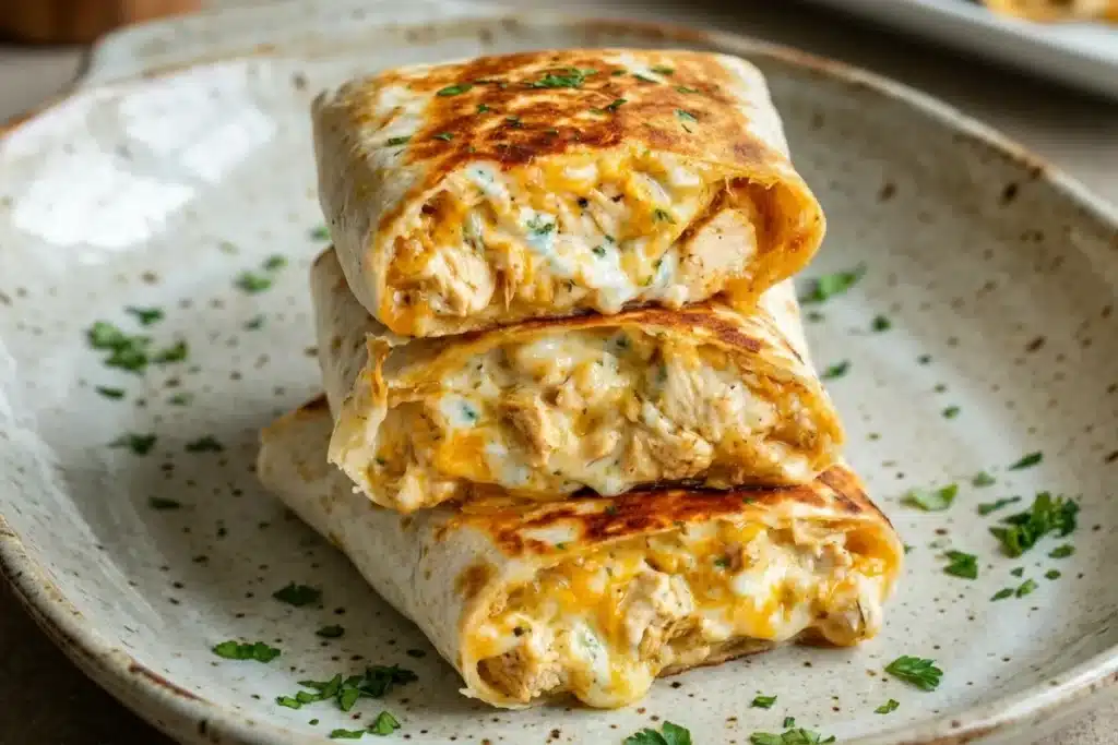 Fast & Flavorful Cheesy Garlic Chicken Wraps: 20-Minute Dinner image 1200x800 1779988342856