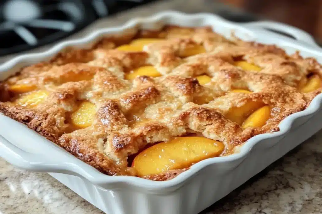 Easy Recipe For Southern Peach Cobbler : Old-Fashioned Comfort Food image 1200x800 1780013595668