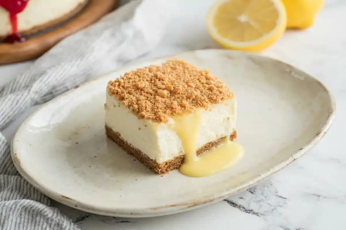 Classic no-bake cheesecake: Woolworths' classic lemon cheesecake