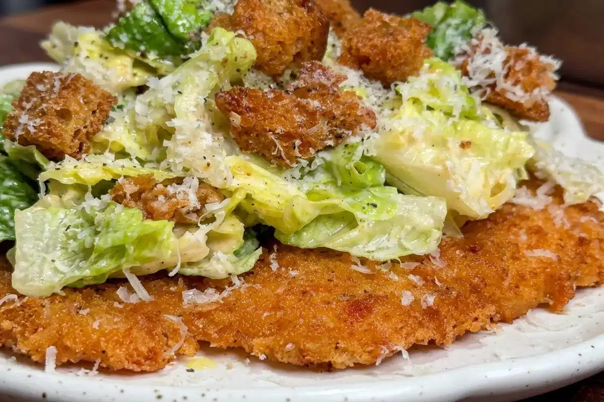 Ultimate Crispy Chicken Caesar Salad