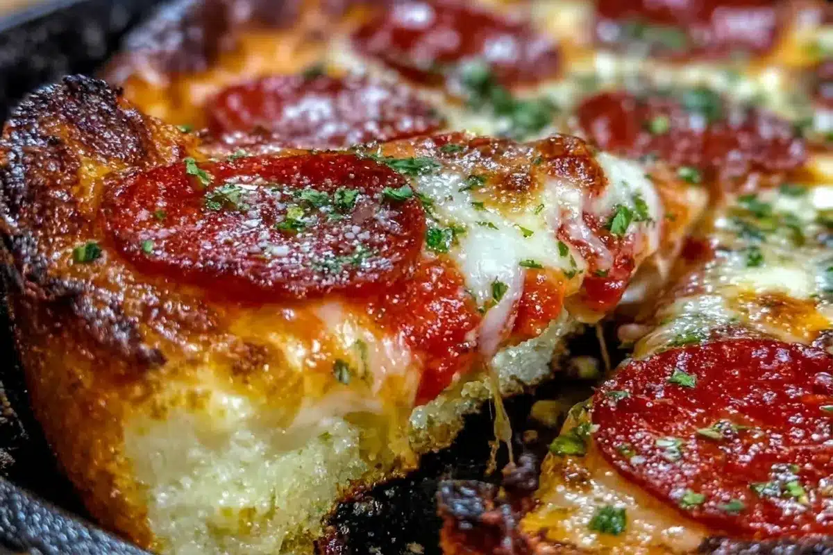 Homemade Skillet Pizza