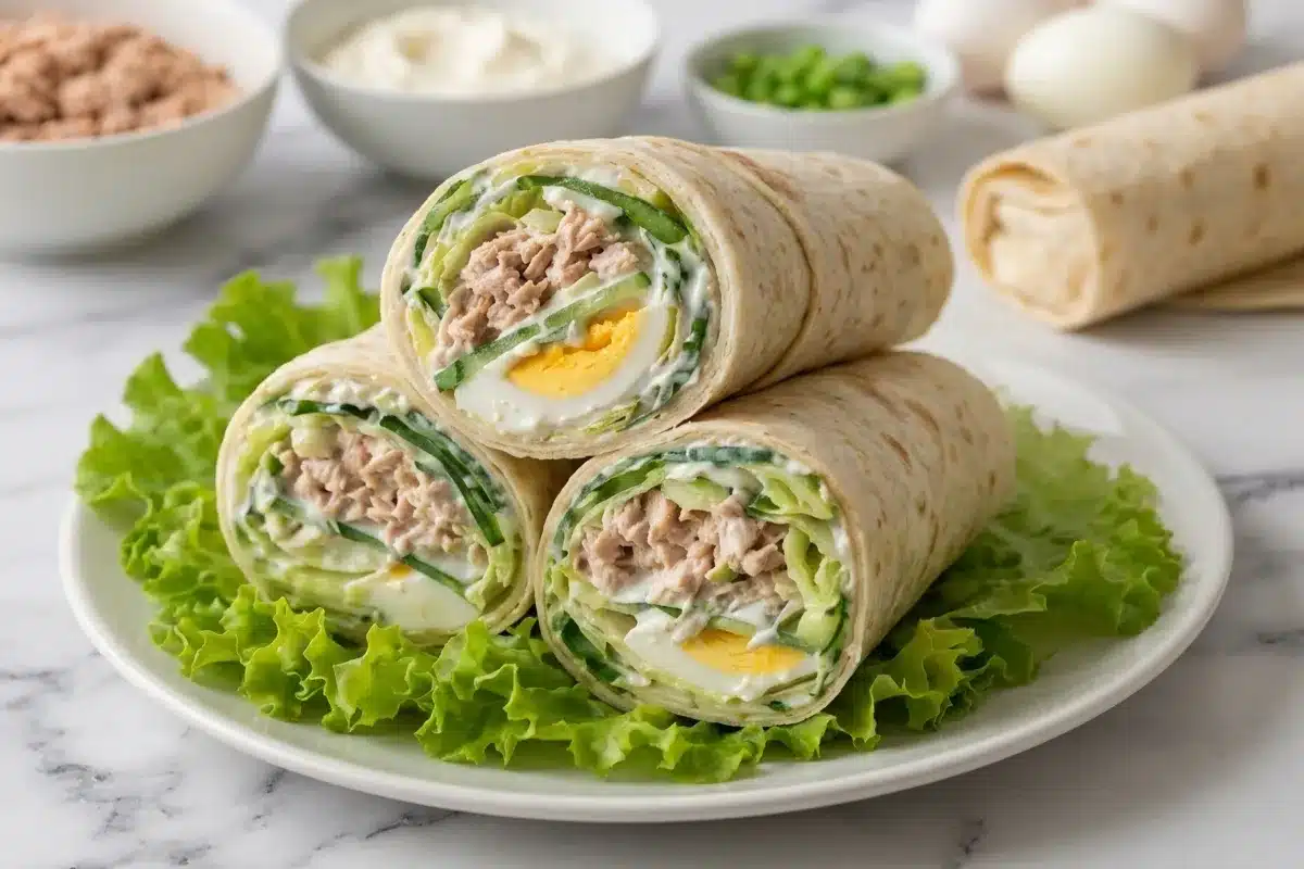 Wrap au Thon Concombre et Œuf Dur : La Recette Fraîche et Facile