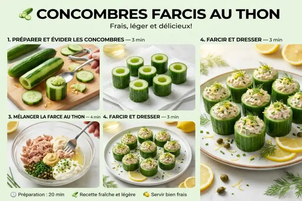 Concombres farcis au thon image 1200x800 1787687319336