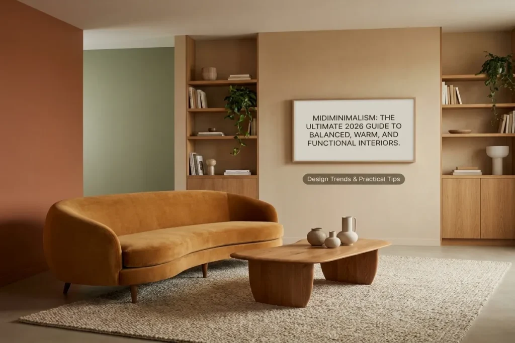 Midiminimalism: The Ultimate 2026 Guide to Balanced, Warm, and Functional Interiors
