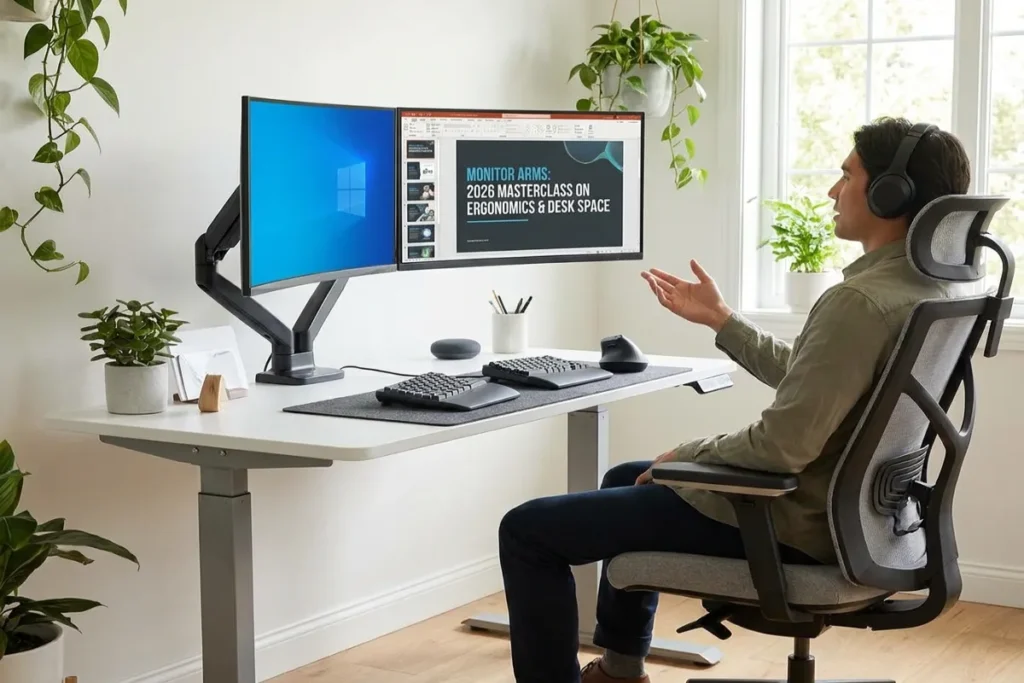 Monitor Arms: The Ultimate 2026 Masterclass on Ergonomics & Desk Space