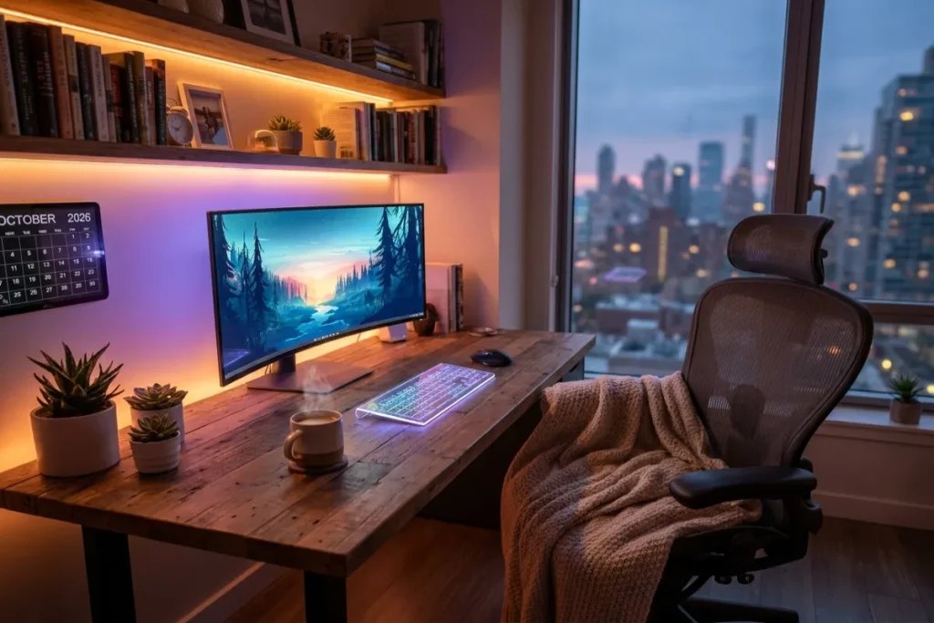 How to Build the Ultimate Aesthetic Cozy Desk Setup in 2026