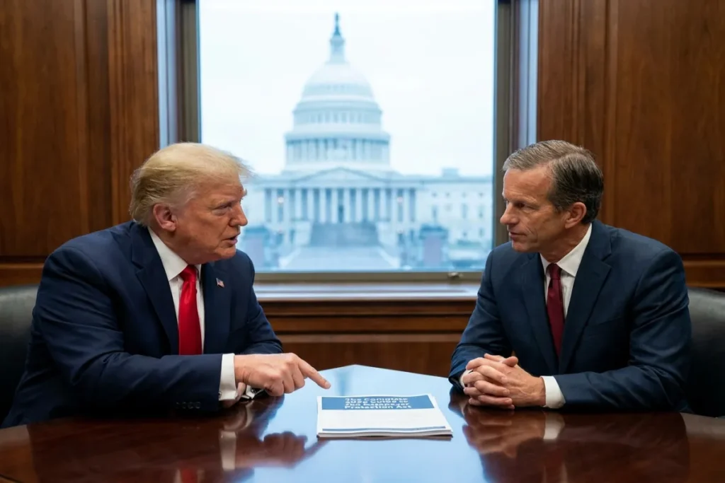 Trump is talking with Senate's Thune about bill to cut data-center electricity costs: The Complete 2026 Guide to the Ratepayer Protection Act