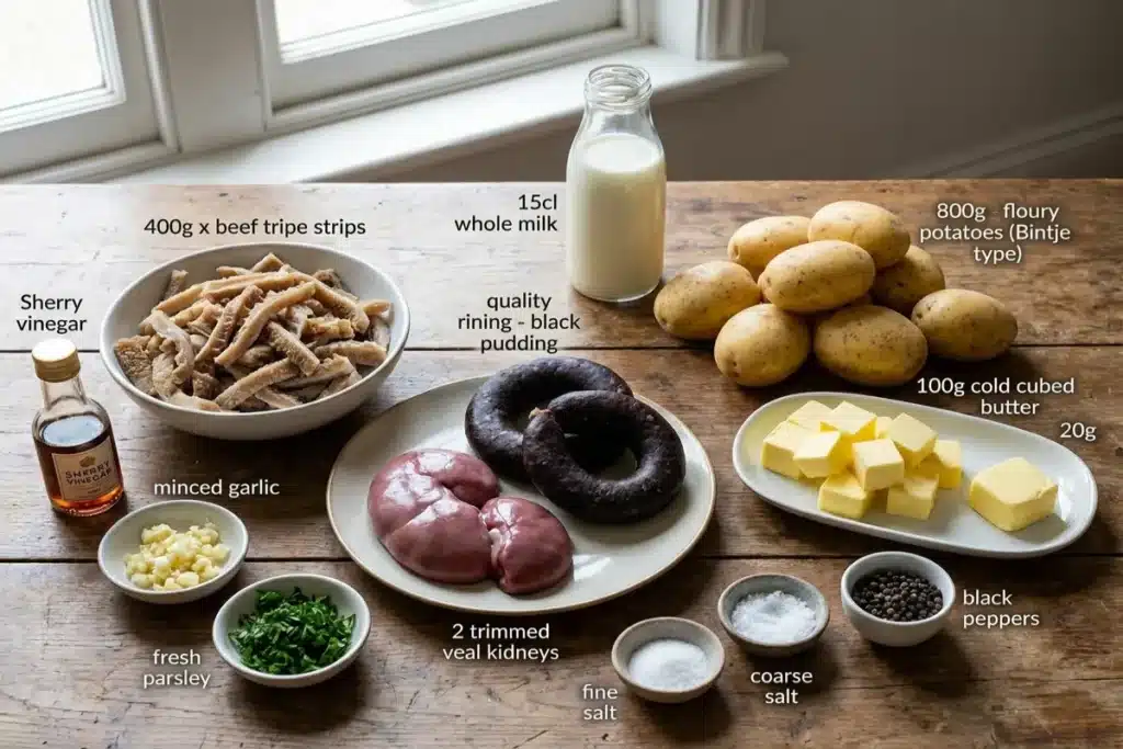 Poêlée de tripes et rognons au boudin noir sur purée maison image 1200x800 1790170849079