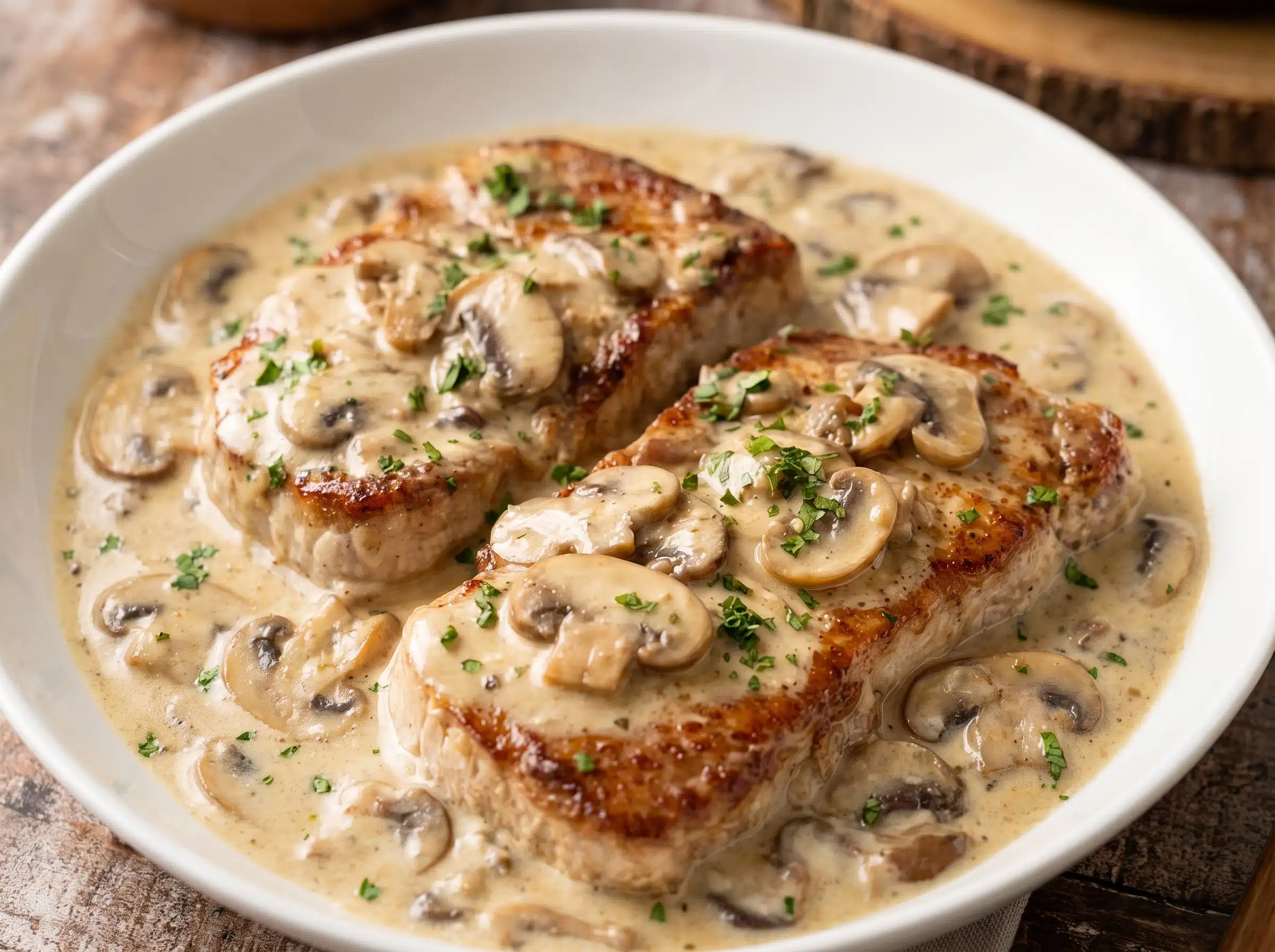 Escalope de Veau à la Crème et Champignons : La Recette Traditionnelle remove any photo and writre 2K 20260919115003