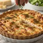 Quiche au saumon et à l’aneth, crémeuse et dorée image 1200x800 1790955743106