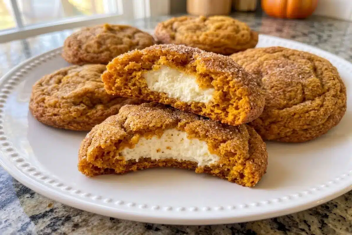 Pumpkin Cheesecake Cookies