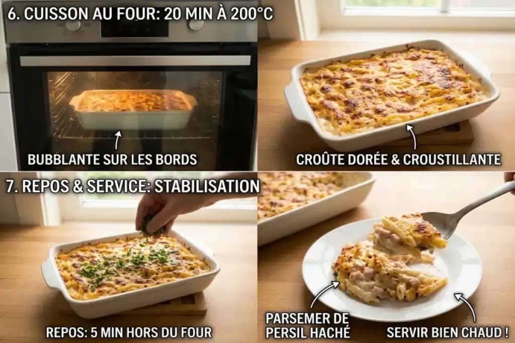 Gratin de pâtes au jambon facile et crémeux image 1200x800 1793195137782