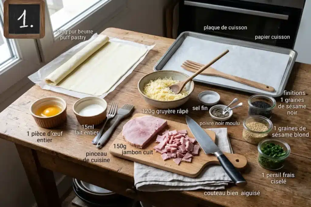 Chaussons au jambon et gruyère (coupés en deux) image 1200x800 1793208131697