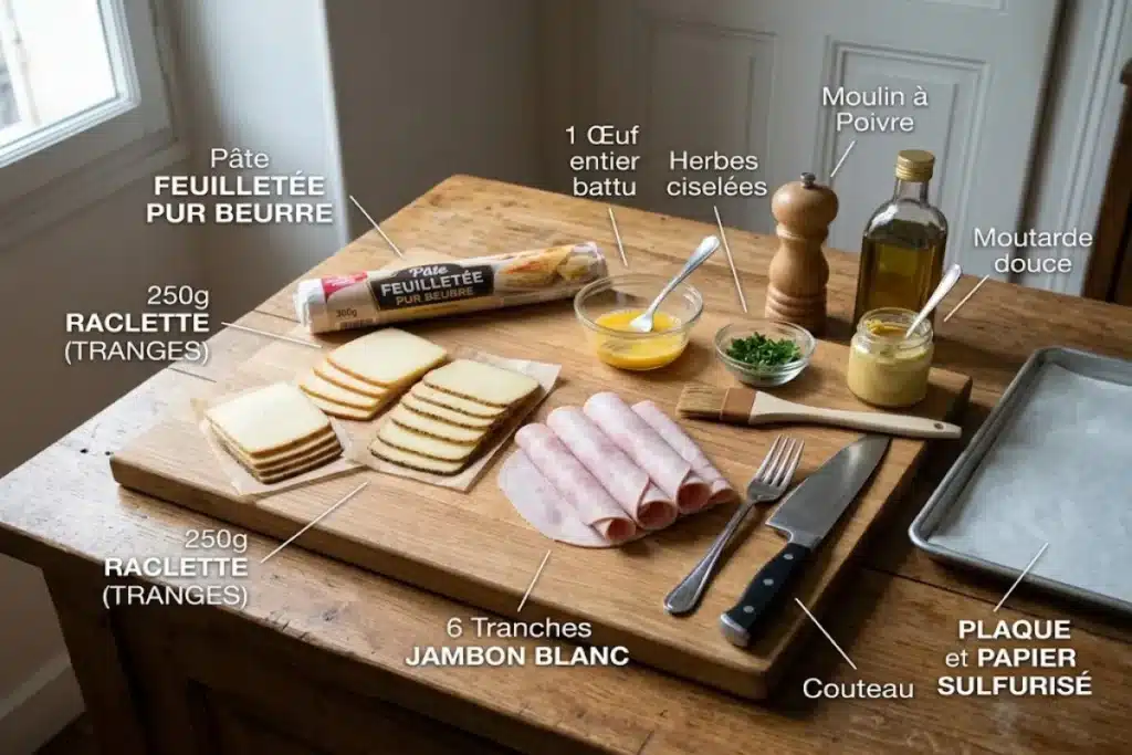 Feuilletés à la raclette au four, facile et gourmand image 1200x800 1793365110874